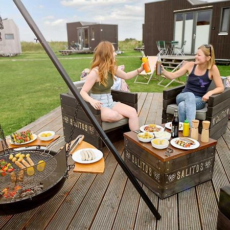 Tiny House Nature 15 Zur Meerseite - Green Tiny Village Harlesiel Carolinensiel Bagian luar foto