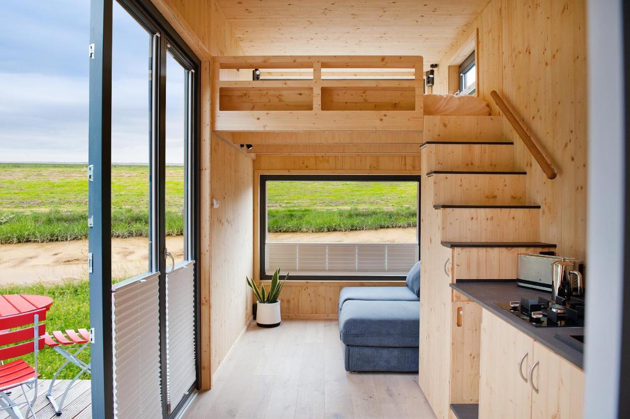Tiny House Nature 15 Zur Meerseite - Green Tiny Village Harlesiel Carolinensiel Bagian luar foto