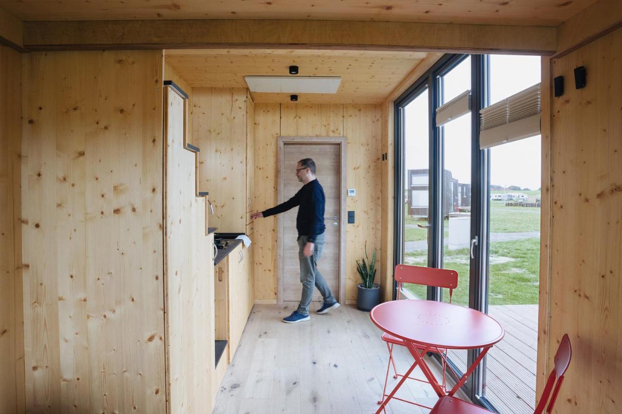 Tiny House Nature 15 Zur Meerseite - Green Tiny Village Harlesiel Carolinensiel Bagian luar foto