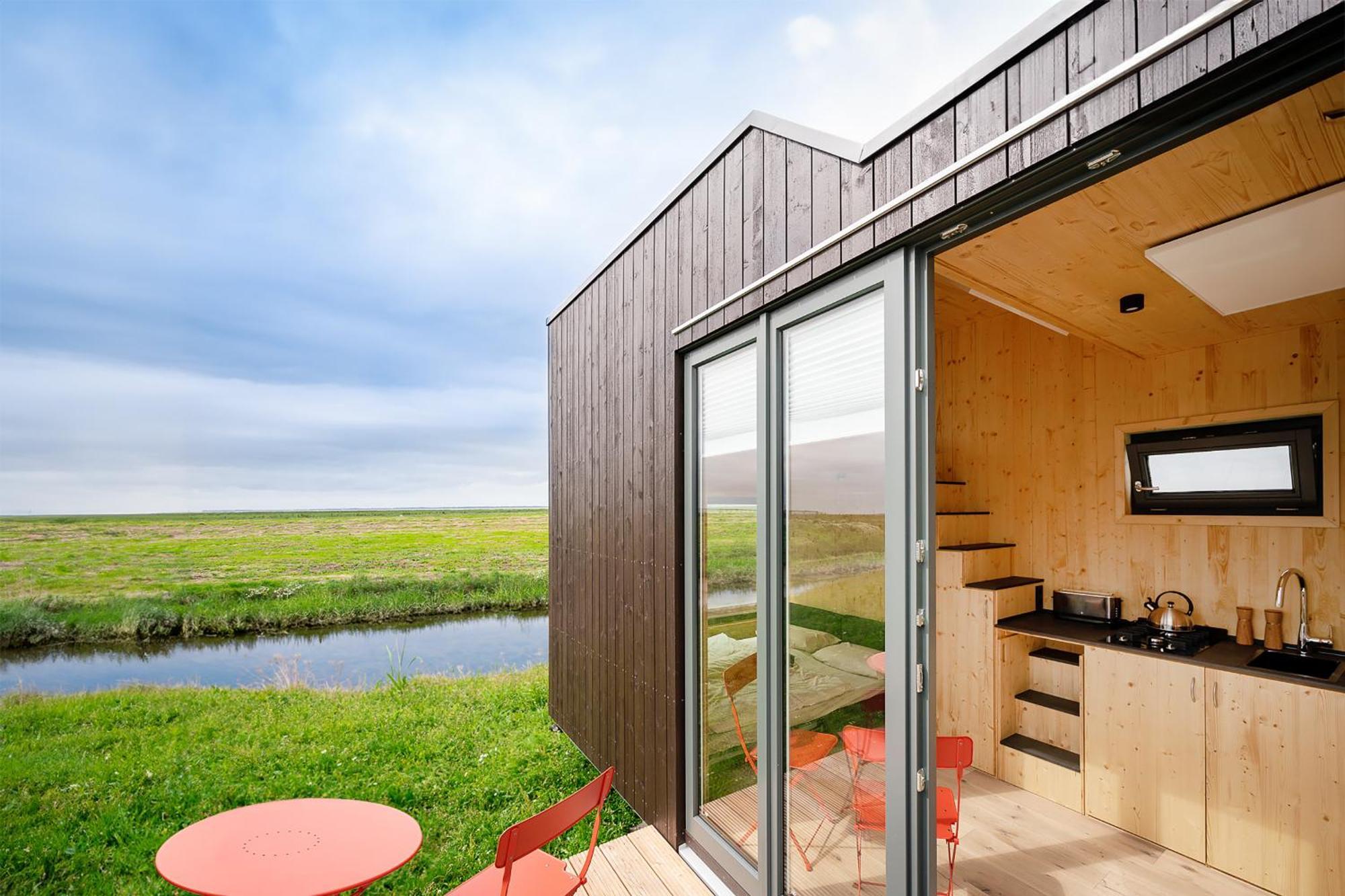 Tiny House Nature 15 Zur Meerseite - Green Tiny Village Harlesiel Carolinensiel Bagian luar foto