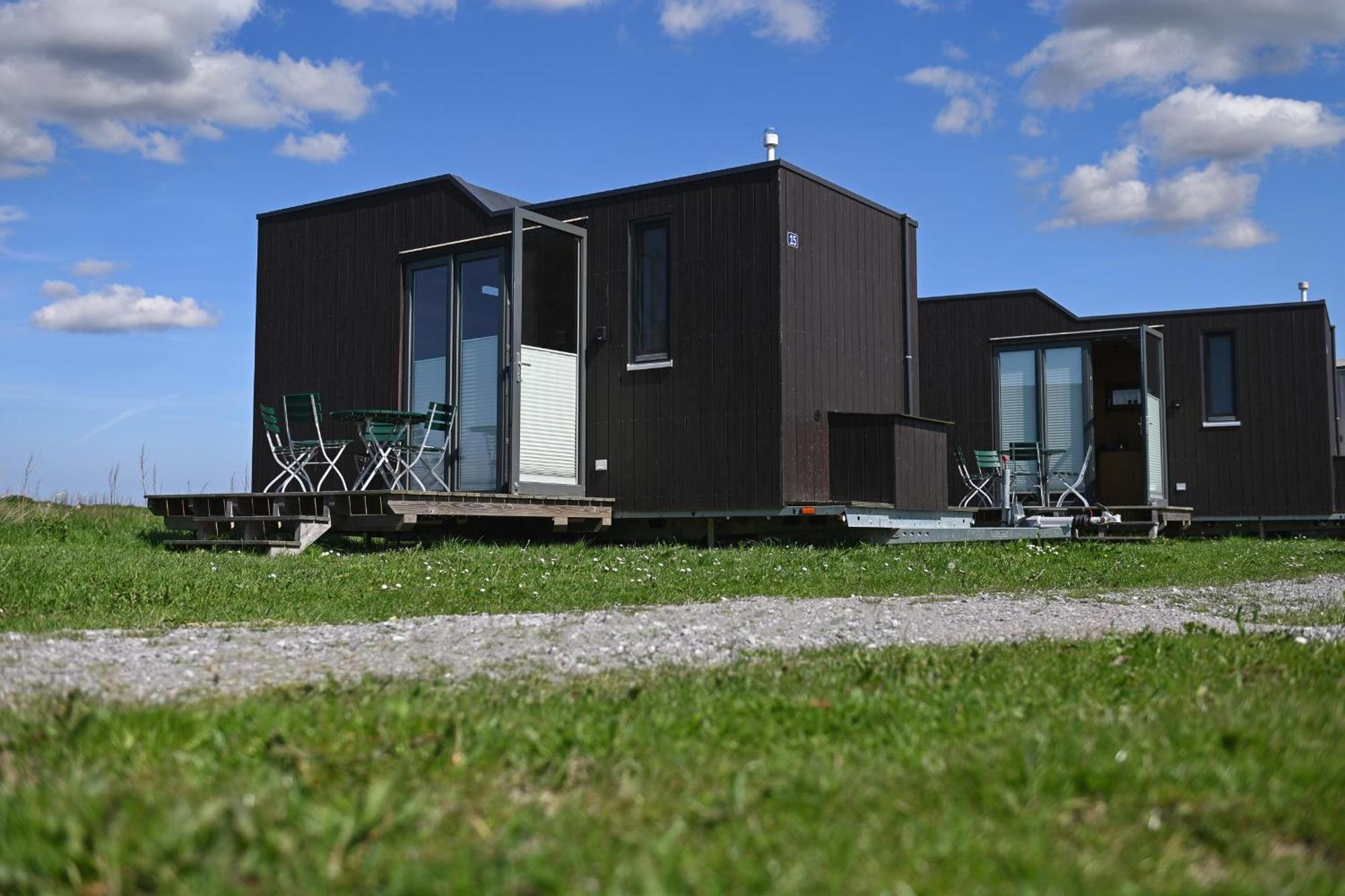 Tiny House Nature 15 Zur Meerseite - Green Tiny Village Harlesiel Carolinensiel Bagian luar foto